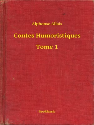 cover image of Contes Humoristiques--Tome 1